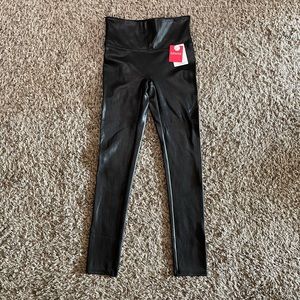 Faux leather leggings Spanx